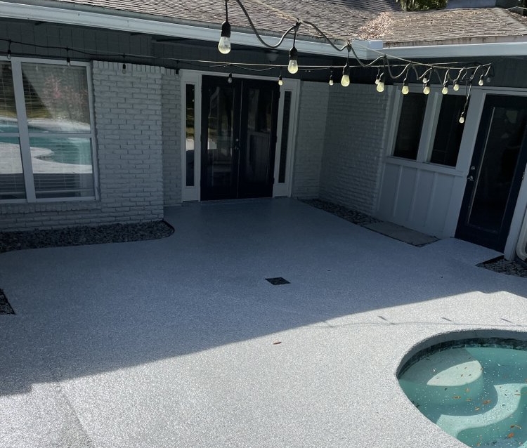 Patio Coatings Jacksonville Floor Grip Medic LLC